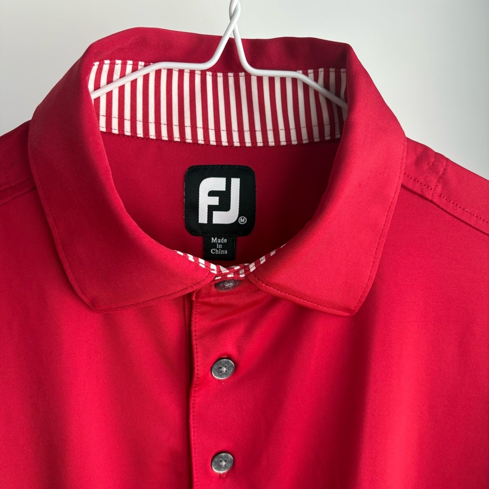 FJ | Deluxe Crimson Colored Polo | Men’s Size Large